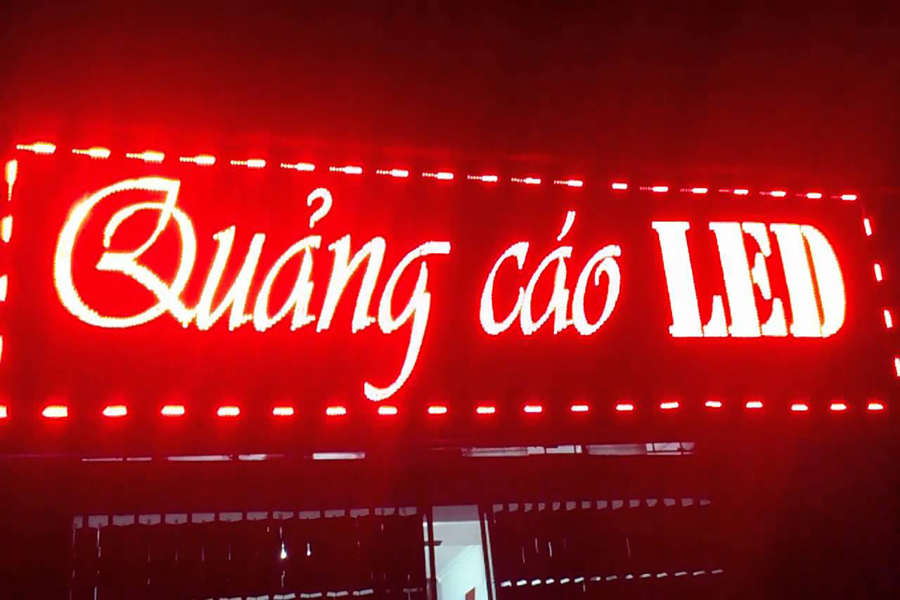 Thi công biển quảng cáo LED